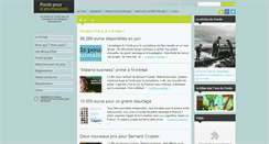 Desktop Screenshot of fondspourlejournalisme.be